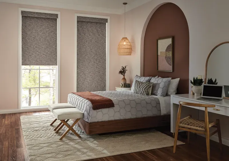 Bedroom – Textured Roller Shades
